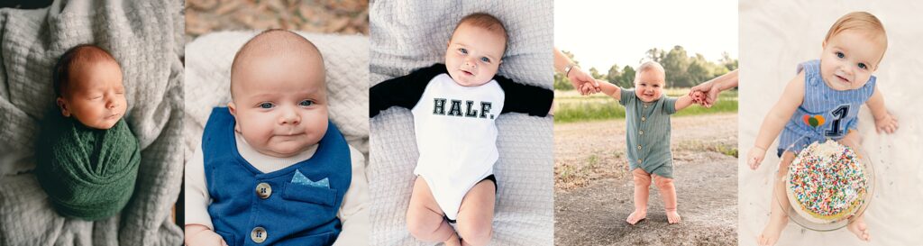 monthly baby photos
