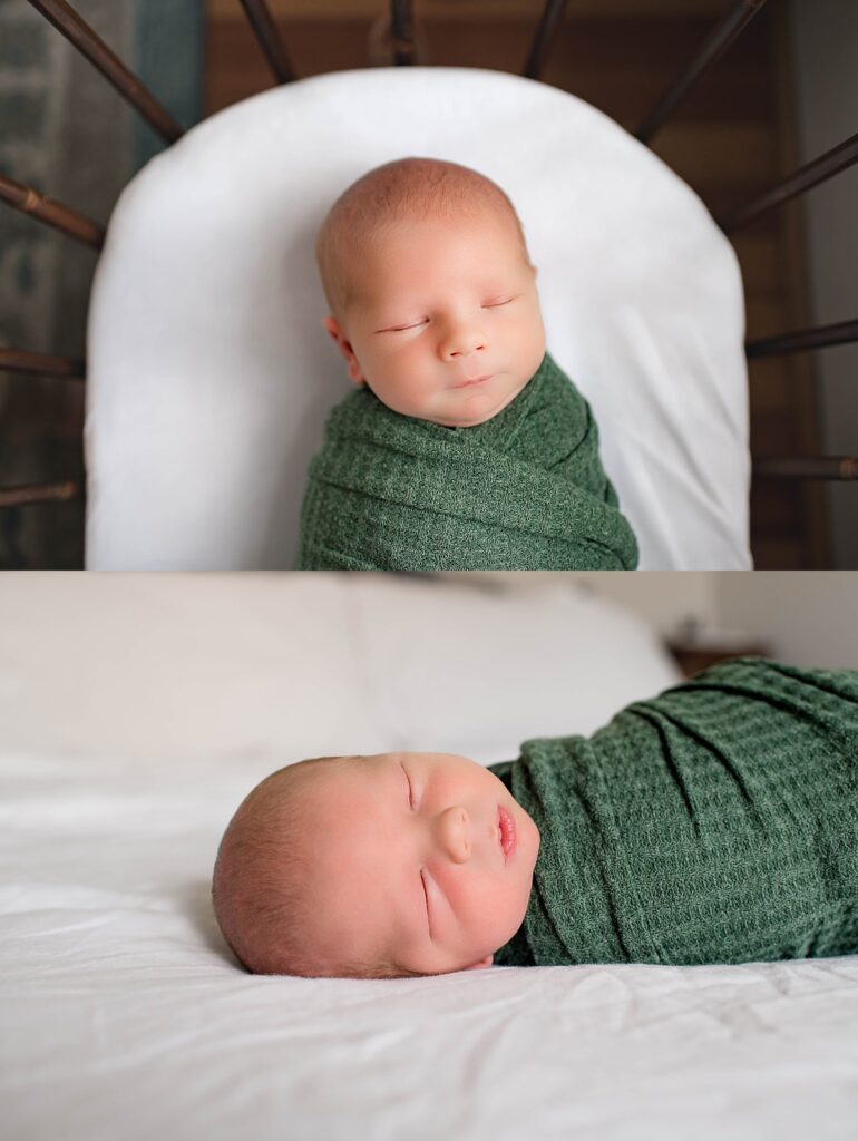solo simple newborn photos