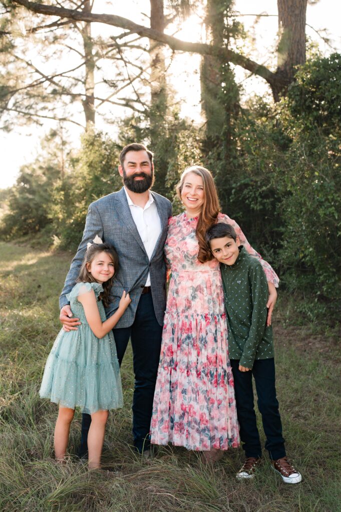 Cypress TX outdoor photos for a family of 4