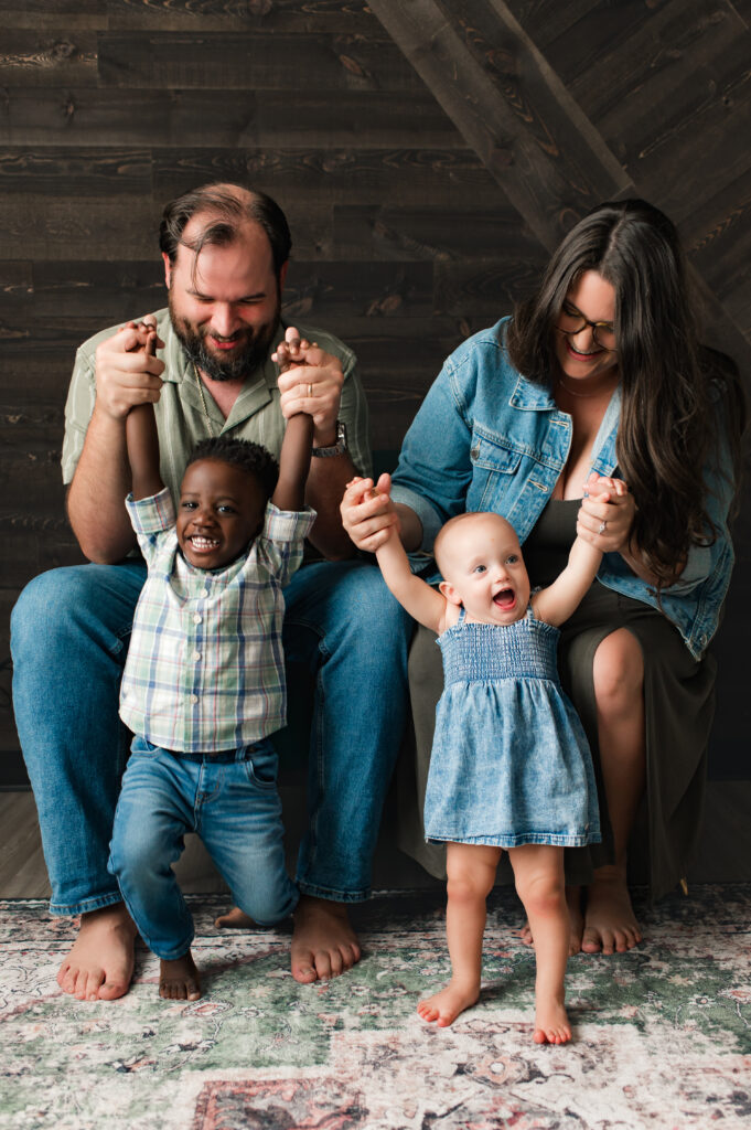 Studio family photos nearly Bridgeland Community by Mel B Photo