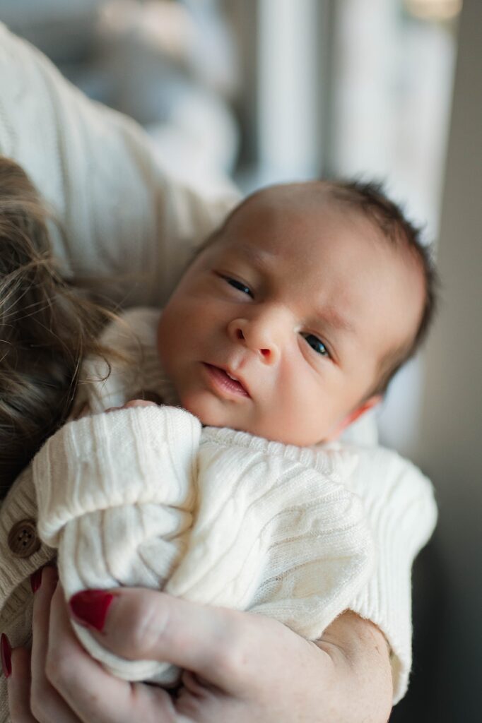 Newborn close-up near Bridgeland Community in Houston, TX