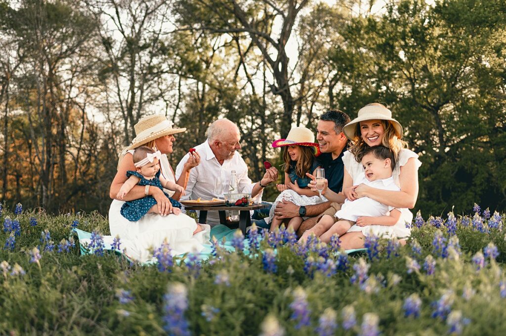 Texas Bluebonnet family photos by Mel B Photo