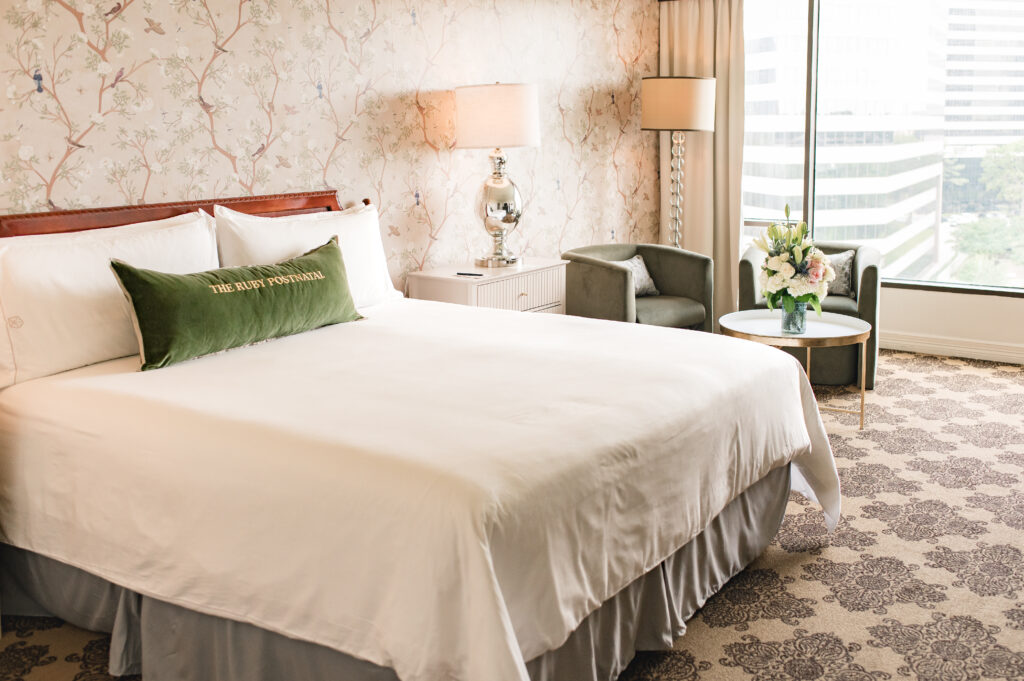 A photo of a luxurious suite at The Ruby Postnatal in Houston, TX 