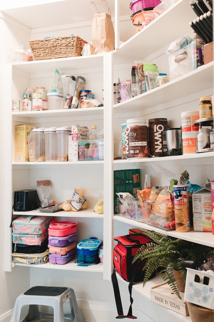 A pantry project completed by Houston Organization Experts 